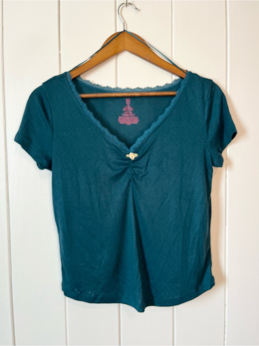 NOBO Teal Green 90's Style T-Shirt. Size Large.